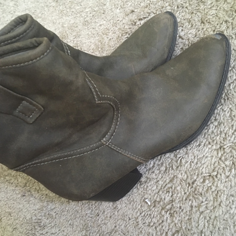 Olive Green Cowgirl boots